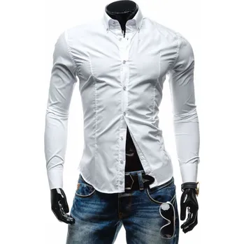 Pánská košile Pánská košile BOLF 1703-1 bílá - XL