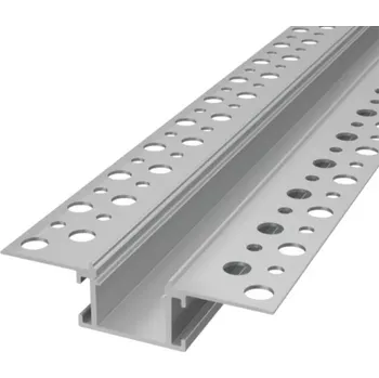 LED lišta Hliníkový nasvětlovací zápustný profil do sádrokartonu pro led pásky SDK9N (nasvětlovací profil pro sádrokartonové stropy)