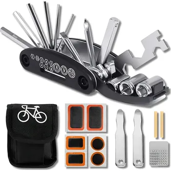 batoh na kolo Camerazar Multitool sada na opravu jízdních kol s náplasti pro cestovní použití