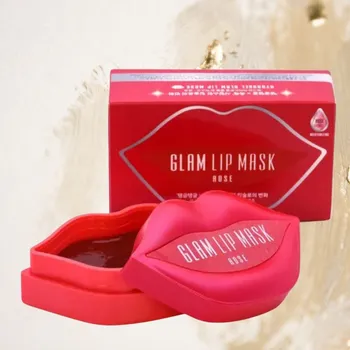 Péče o rty Beauugreen - Glam Lip Mask Rose - Hydrogelová maska na rty - 20ks/ 50g