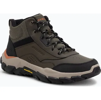 Pánská móda Pánské boty SKECHERS Santoro Hopkins olive