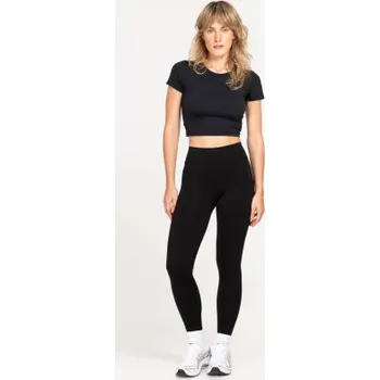 Dámské legíny LEONA tvarovací scrunch legíny černá XL