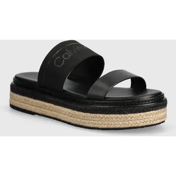 Dámská obuv Pantofle Calvin Klein WEDGE SLIDE HE HW0HW01966 černá 99X, EUR 36