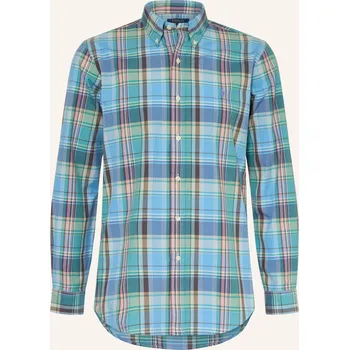 Pánská košile Polo Ralph Lauren Pánská Košile Custom Fit, zelená / tmavě...