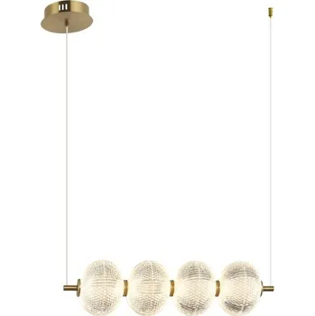 LED závěsné svítidlo 1400 lm 3000K mosazná ITALUX Lazie PND-29038-4-GD