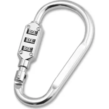 Gaira® Kódový zámek Karabina ZK22, Barva stříbrná