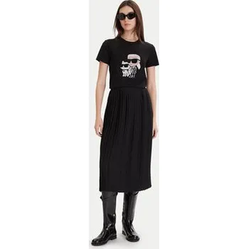 Pánské oblečení KARL LAGERFELD T-Shirt A1W17131 Černá Regular Fit XL