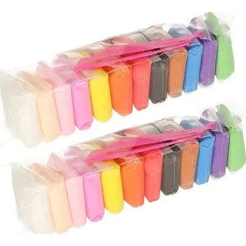 Modelovací hmota TopKing Magická pěnová plastelína 24 kusů