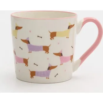 Sinsay - Hrnek s potiskem jezevčíků - vícebarevná - 620HB-MLC - 620HB-MLC-ONE