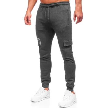 Grafitové pánské jogger kapsáčé Bolf HM2176 - 2XL