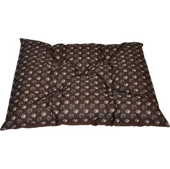 Pelíšek pro psa Matrace voděodolná 60x45 - tlapka hnědá - SLEVA 3% s kodem radost25