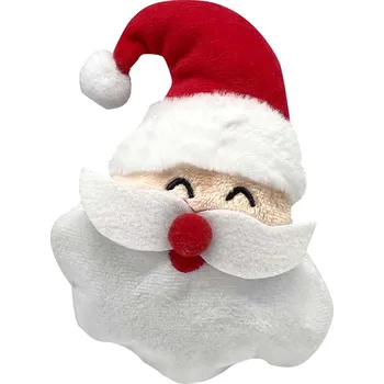 Hračka pro kočku Aumüller polštářek pro kočky Santa - Mikulášův obličej