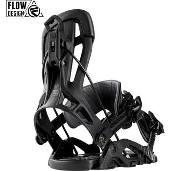 Vázání na snowboard NIDECKER vázání - Flow Fuse Black (MULTI)