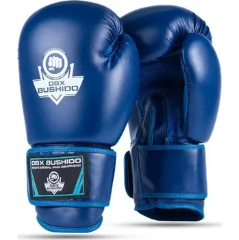 Boxerské rukavice BUSHIDO Boxerské rukavice DBX ARB-407-Blue POUZE 12oz (VÝPRODEJ) + DÁREK