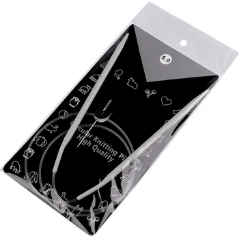 Jehlice Kruhové jehlice č. 5 stříbrná 1 ks