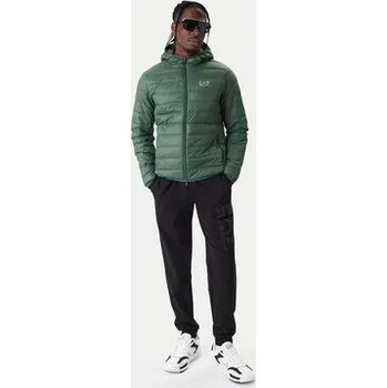 Dámská větrovka EA7 Emporio Armani Vatovaná bunda 8NPB24 PNGPZ U7260 Zelená Regular Fit M