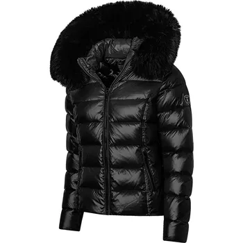 Dámská bunda ROCKANDBLUE ICE FX 60 cm – Luxusní péřová bunda s liščí kožešinou 46