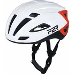 P2R RODEO bílá/černá/červená (59-61cm) (Přilba P2R RODEO, M/L 59-61cm, white-black-red, shine)