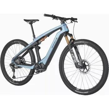 Elektrokolo Porsche eBike Cross Performance horské elektrokolo s karbonovým rámem modrá metalíza (Vysoce výkonné horské elektrokolo od Porsche s karbonovým rámem a řídítky s optimalizovanou hmotností)