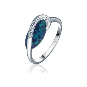 Náušnice prsten 925/1000 - SVLR0040SH8O356 JVD SVLR0040SH8O356