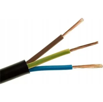 elektrický kabel Kabel Kulatý v gumové izolaci OMY Zamel 3 x 1,0