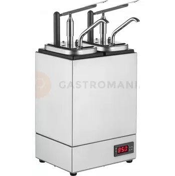 Dávkovač nápoje Dávkovač omáčky 2x 3 l, vyhřívaný, se 2 pumpami | NEUMARKER, 05-51534N