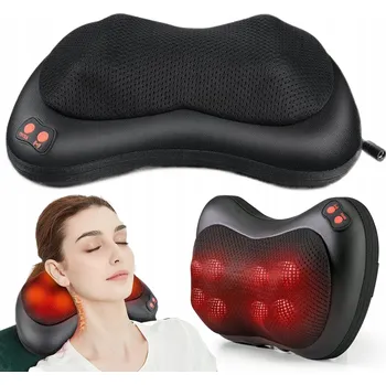 Masážní přístroj MASÁŽNÍ PŘÍSTROJ S 8 HLAVICEMI A NAHŘÍVÁNÍM PRO MASÁŽ KRKU A ZAD DOMA