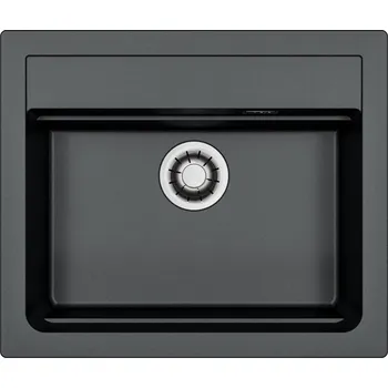 Granitový dřez Alveus ATROX 30 černý A91 + QC sifon_algranit + 5 % sleva v košíku s kódem SLEVA5