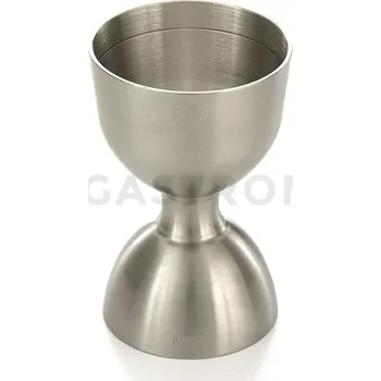 Trekingová hůl Barová odměrka s rovným okrajem, nerezová ocel, 25/50 ml | BARFLY, Bell