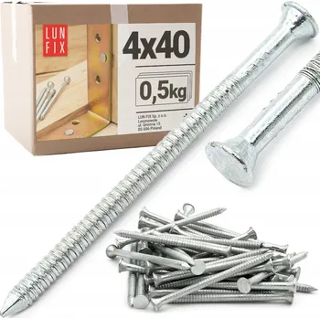 Hřebík Tesařské hřebíky ANCHOR 4x40 mm vroubkované pozinkované 0,5 kg