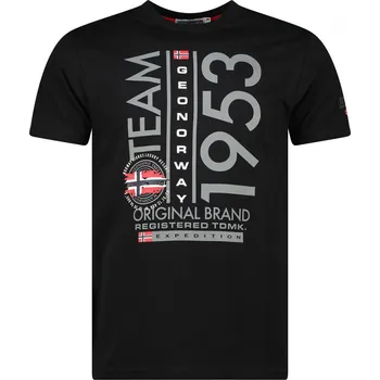 Pánské tričko GEOGRAPHICAL NORWAY tričko pánské JULTIME MEN L černá