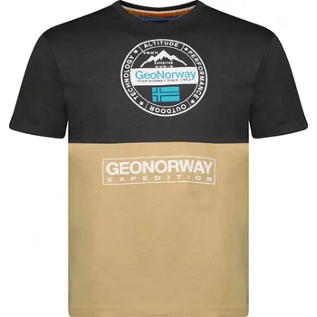 GEOGRAPHICAL NORWAY tričko pánské JUILLON MEN XL taupe