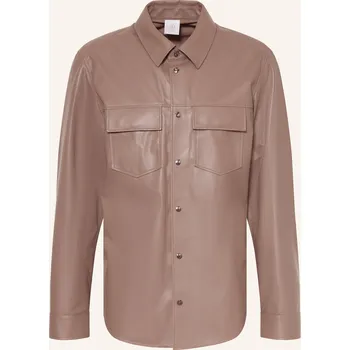 Pánská bunda Bogner Pánská Kožená Bunda Olli, hnědá, 56