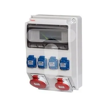 Rozvaděč Staveništní rozvaděč 32A/5P, 16A/5P, 4x2P+Z, bez jištění