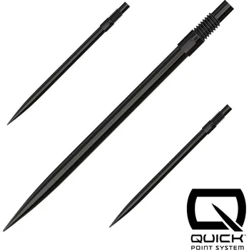 Volný čas Harrows Kovové hroty - Quick Points - Black - 40 mm