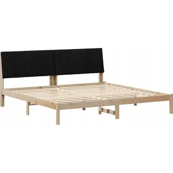 Postel Rámeček postele Hnědý 200 x 200 cm Masivní borovicové dřevo