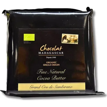 Poleva Chocolat Madagascar | Bio Výběrové kakaové máslo na pečení - 100 % kakaa Ecocert kakaové boby: Criollo-Trinitario-Forastero