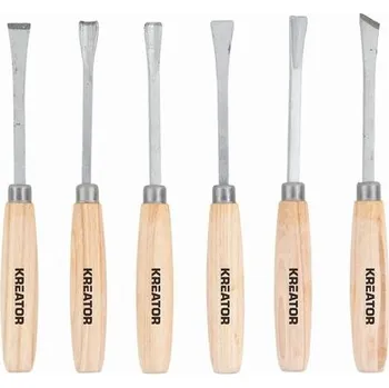 Dláto Mini řezbářské nožíky / dláta 6ks Kreator KRTH23203