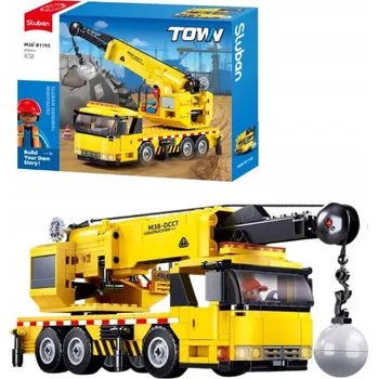 ostatní stavebnice STAVEBNICE SLUBAN TOWN CONSTRUCTION VELKÝ JEŘÁB 293 dílů