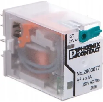Relé Relé Phoenix Contact 24 V IP20 6 A