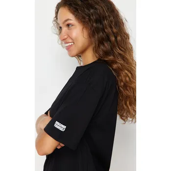 Dámské tričko Dámské triko Trendyol Trendyol černá 2148196