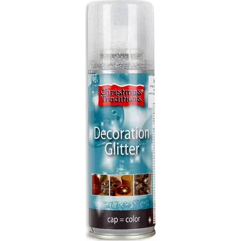 Barva ve spreji Brokát ve spreji Stříbrný 125 ml