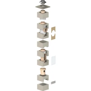 Komín Covernit Zděný komínový set DN180 5 m