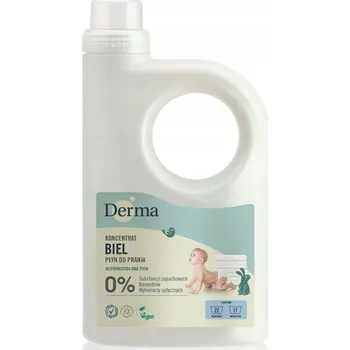 Prací gel Tekutý prací prostředek na bílé prádlo Derma 945 ml, hypoalergenní, bez parfemace