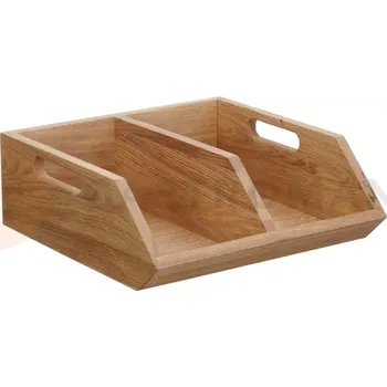 Dřevěná hračka Dvojitý bufetový kontejner, 350x310x125 mm | FINE DINE, Madeira