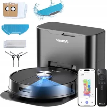 Robotický vysavač Uklízecí robot Vysavač 5000Pa 3L 57dB Aplikace 200min 250m2 SmartAI S8 Pro