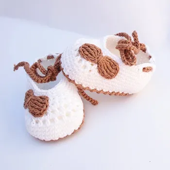 Capáčky Balerínky s mašličkou - Hnědé