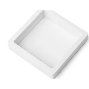 Rám na obraz 3D plovoucí rámeček bílý 9x9x2 cm