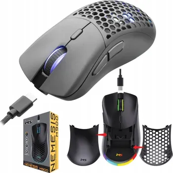 Myš BEZDRÁTOVÁ HERNÍ MYŠ MS NEMESIS M900