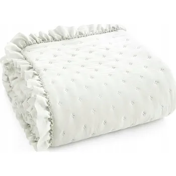 Přehoz na lůžko Přehoz na postel Eurofirany polyester 220 cm x 240 cm béžový